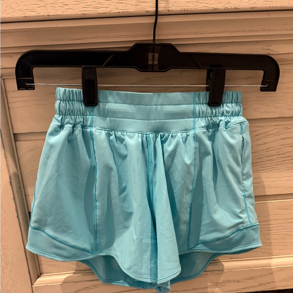 Lululemon Hotty Hot LR 4” Electric Blue Shorts